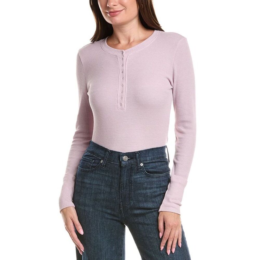 Michael Stars Womens  Regan Henley T-Shirt